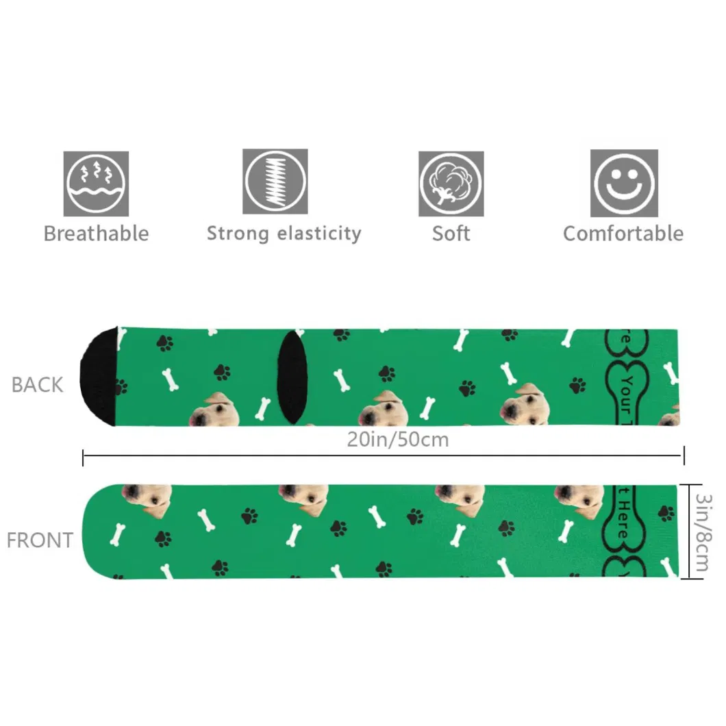 Fashion Creative Gog Stockings Pet Digital Printed Socks